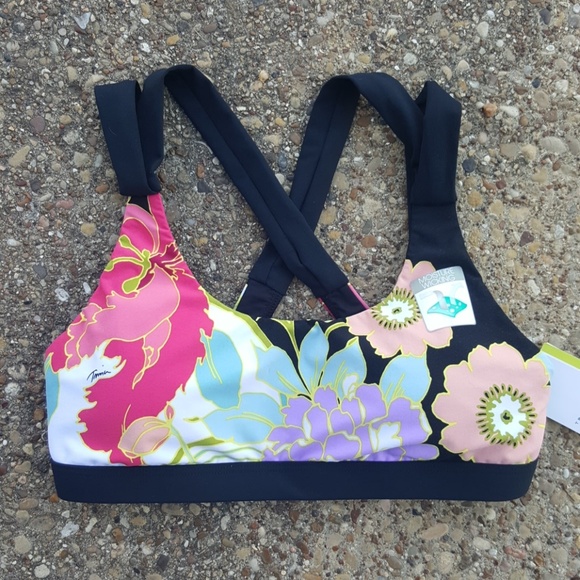 Trina Turk Recreation Sports Bra XS - Picture 1 of 7